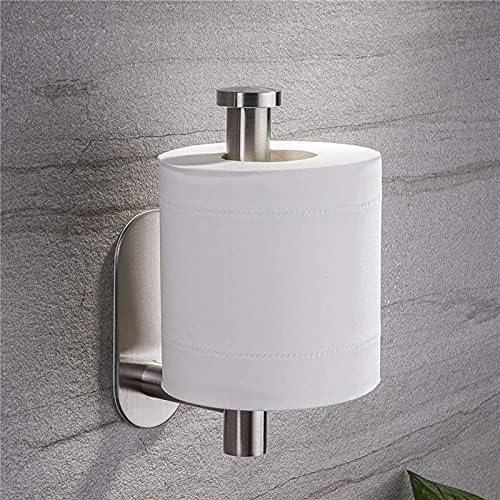 Envibe Toilet Paper Holder Self Adhesive Stainless Steel Silver