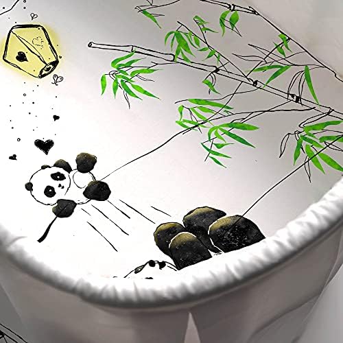 JumpOff Jo Hypoallergenic Bassinet Sheet with Playful Panda Design