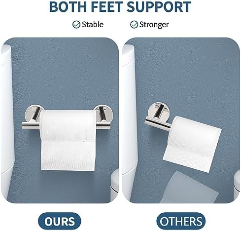 Polished Chrome Toilet Paper Holder Towel Ring Set