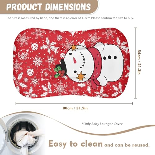 Zanxiantu Christmas Baby Lounger Pillow Cover for Newborn 0-24 Months