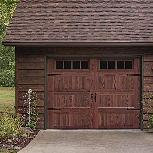 WINSOON Black Steel Garage Door Hardware Set