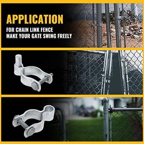 VIVIDA 1-38 Chain Link Gate Hinge Kit 6 Set 1