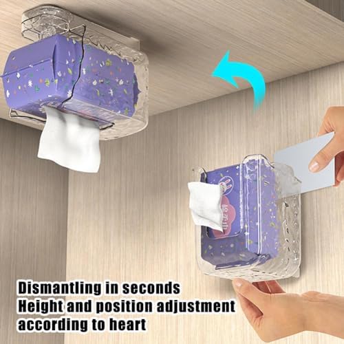 Wmool 2Pcs Suction Cup Wipes Holder Storage Box