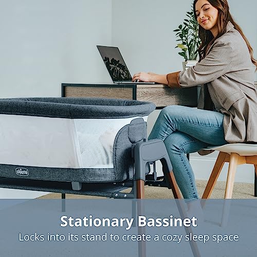 Chicco LullaGlide 3-in-1 Bassinet with Carry Bag LunaGrey