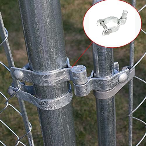 Aiwaiufu 2 Pack Chain Link Gate Post Hinge
