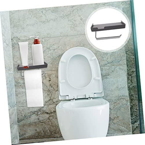 CHICAMPERA Stainless Steel Toilet Paper Holder with Storage Shelf