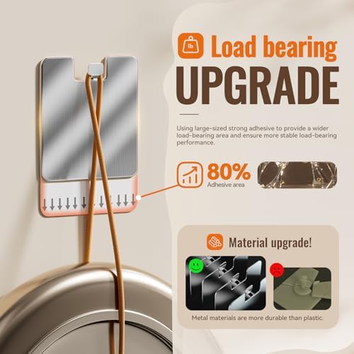 PHIXBEAR 4 Pack Extra Large Picture Frame Hangers
