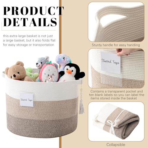 Teenyyou 109L Extra Large Blanket Basket Storage