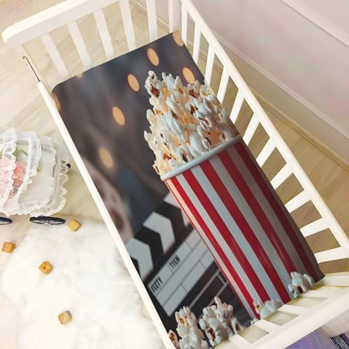 Wassud Popcorn Crib Sheets 27x39 Inch Neutral