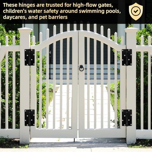 Casmer 5 34 Self Closing Gate Hinges 4Pack