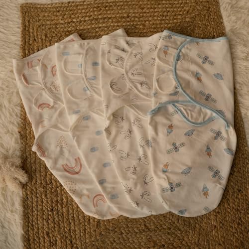 GLLQUEN BABY Swaddles 3 Pack - Soft Breathable for Newborns