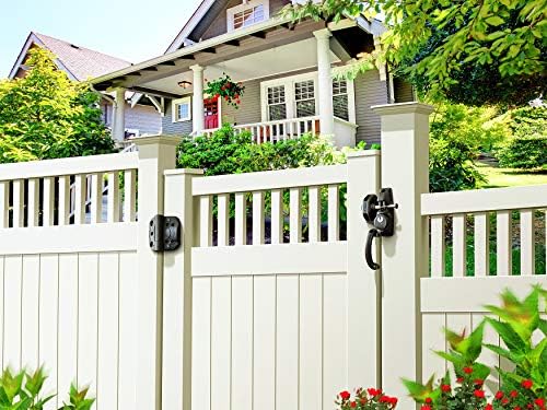 Safetech Hardware CoilKlik Self-Closing Gate Hinges - Black