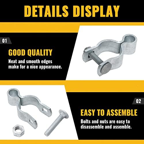 VIVIDA 1-38 Chain Link Female Gate Hinge 4 PCS