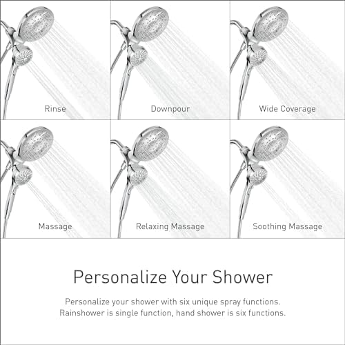 Moen Engage 2-in-1 Rain Shower Head with Handheld Spray
