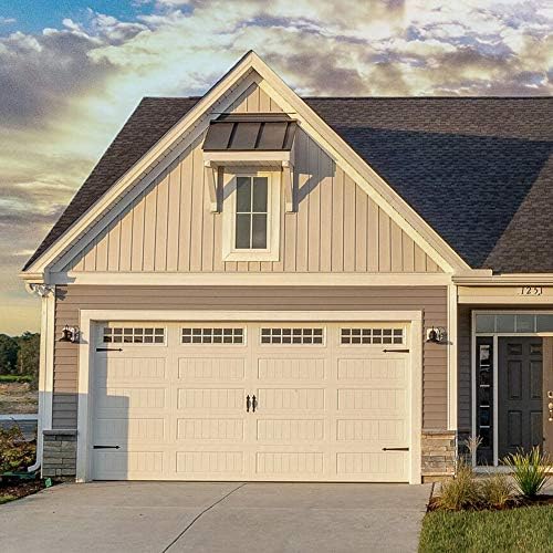 WINSOON Black Steel Garage Door Hardware Set