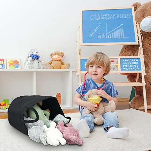 XUANGUO Black Cotton Rope Laundry Hamper
