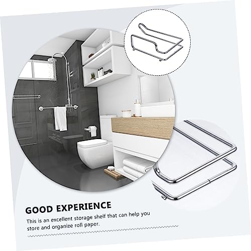 UKCOCO Wall-Mounted Carbon Steel Towel Holder