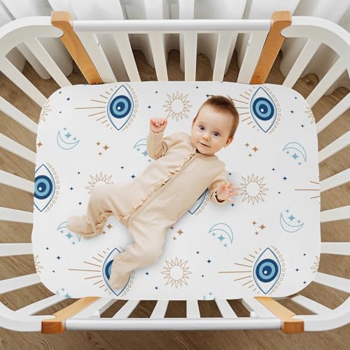 Magic Evil Eye Crib Sheets Pack N Play Set