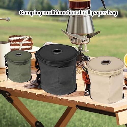 TYTOGE Portable Hanging Toilet Paper Holder - Waterproof for Outdoor Use