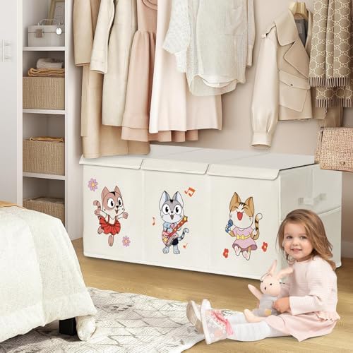 VERONLY Extra-Large Toy Box Storage Organizer for Kids
