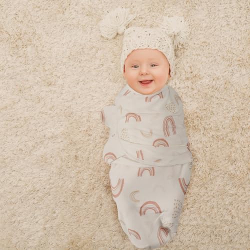GLLQUEN BABY Swaddles 3 Pack - Soft Breathable for Newborns