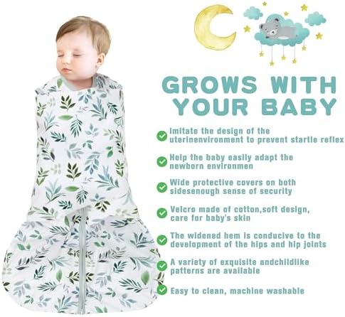 BSTOPPT Newborn Sleep Sack 0-3 Months