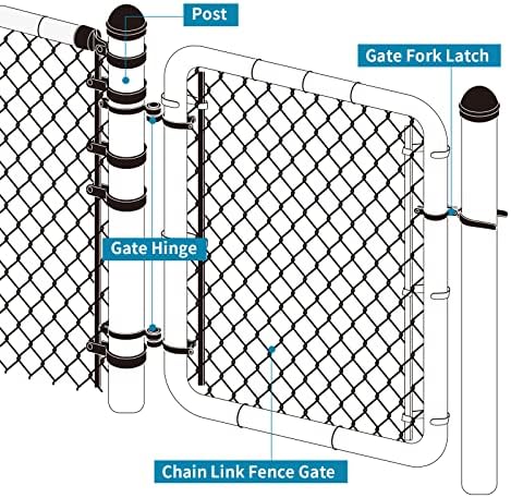Skelang 2-Set Chain Link Fence Hinge