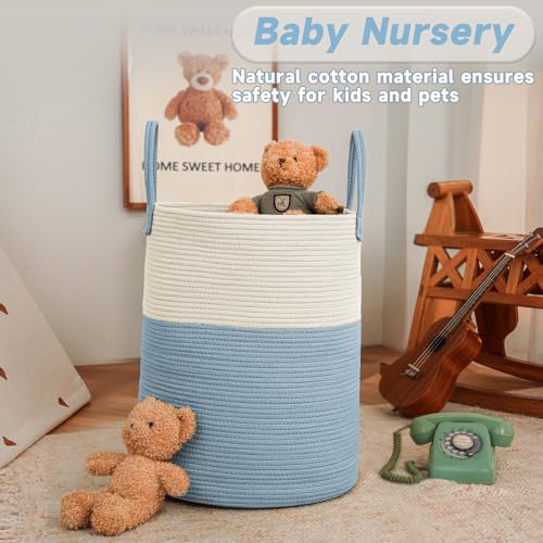 JMvicyroam Large Woven Laundry Basket Hamper