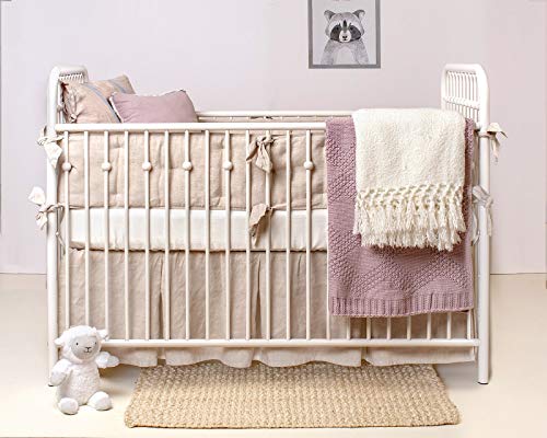 Pure Bamboo Crib Sheet - 100 Organic Viscose Cooling Soft
