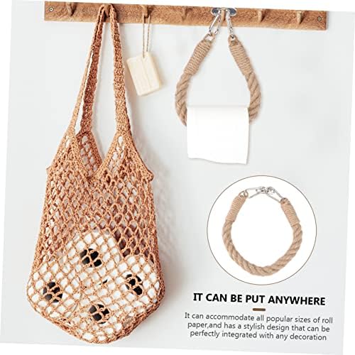 jojofuny Creative Rope Toilet Paper Holder