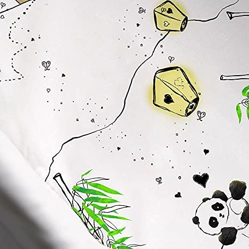 JumpOff Jo Hypoallergenic Bassinet Sheet with Playful Panda Design