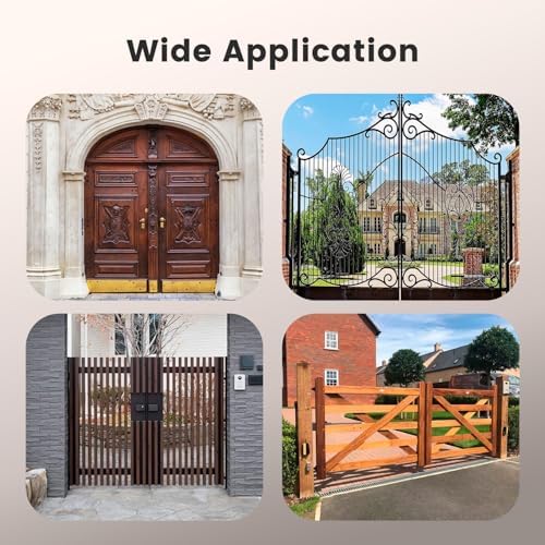 7 Heavy Duty Gate Hinge 2 Pack with Screws