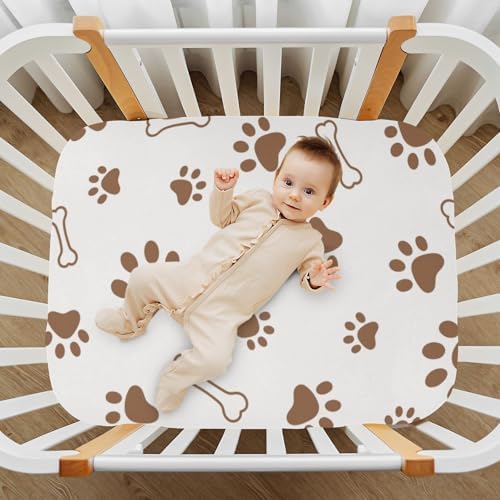 KICPOAY Fitted Crib Sheets for Baby Toddler