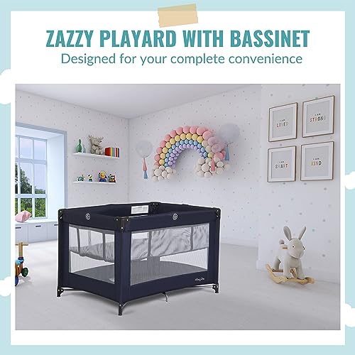 Dream On Me Zazzy Portable Playard with Bassinet