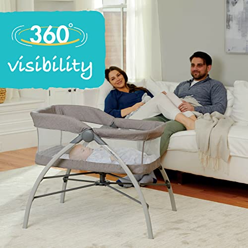 The First Years First Dreams Folding Baby Bassinet - White