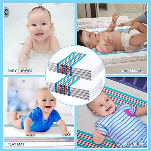 Remerry 8 Pcs Cotton Flannel Swaddling Blankets