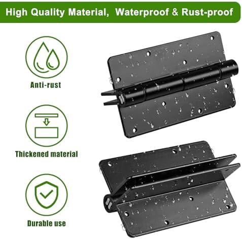 Insaga Safety Self Closing Gate Hinges 90 Right Angle - 1Pair