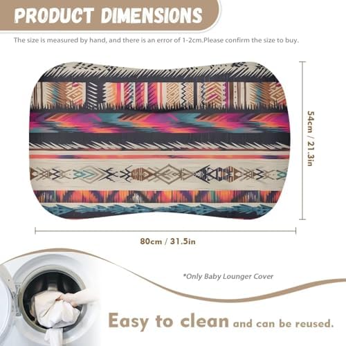 Daulesho Indian Native Stripe Crib Sheet for Baby