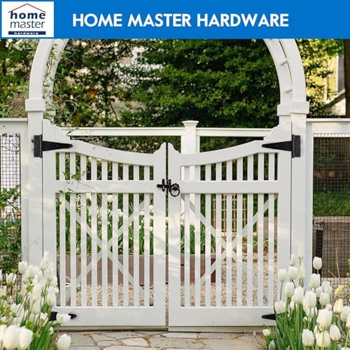 HOME MASTER HARDWARE 8 Inch Gate Hinges 4 Pack