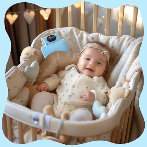 Balnore Baby Vibrating Sleep Soother with 3 Modes and 90-Minute Timer
