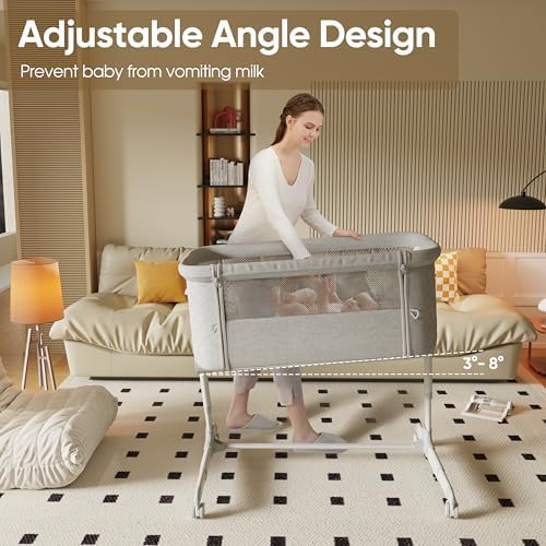 STARMONS 9 Height Adjustable Bassinet for Baby