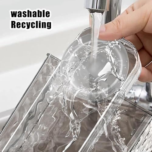 Wmool 2Pcs Suction Cup Wipes Holder Storage Box