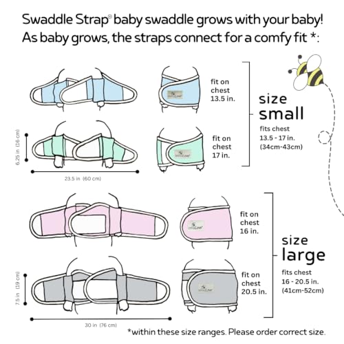 Anna Eve Baby Swaddle - Adjustable Arms Only for Newborns