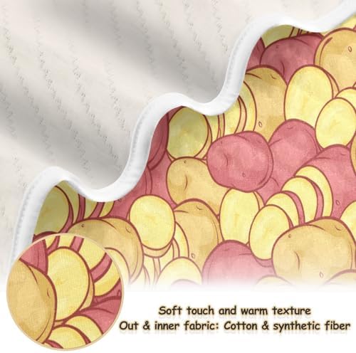SHJI Soft Swaddle Blanket 30x40in Cotton Baby Blanket