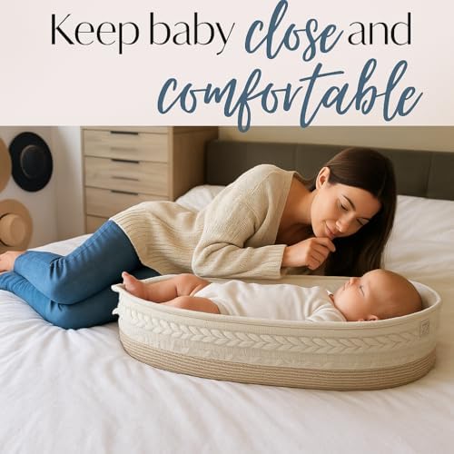 ZEALN LIFE Baby Changing Basket Bundle Beige