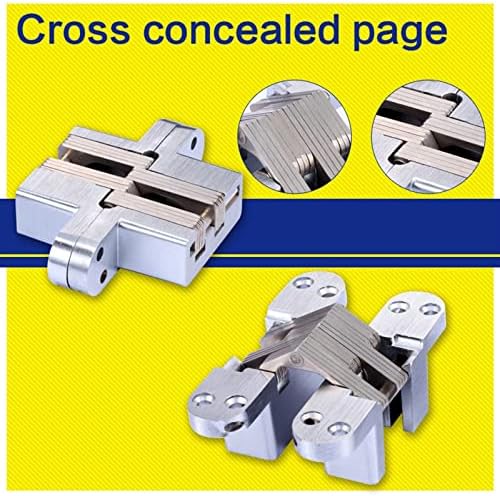 LCARY Heavy-Duty Hidden Hinges 20kg 16x70mm