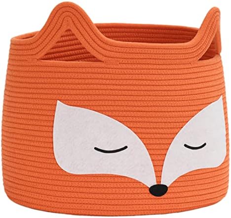 HiChen Fox Decor Basket - 157L x 118H Orange