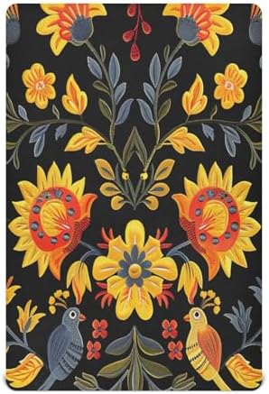 Wassud Ornate Embroidery Crib Sheets for Boys and Girls
