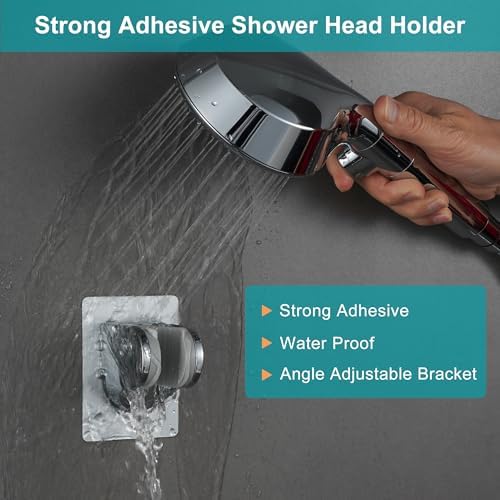 GwernKB Handheld Shower Head with 7 Settings and Power Wash