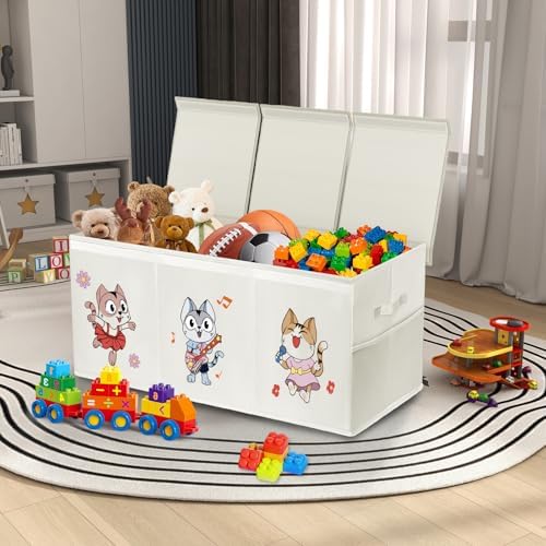 VERONLY Extra-Large Toy Box Storage Organizer for Kids